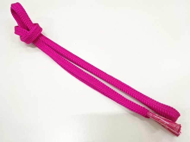 未使用品　正絹　手組帯締め